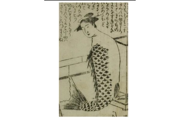 山東京伝 『箱入娘面屋人魚』（1791年）の人魚